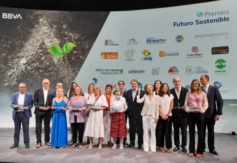Ganadores de la IV Convocatoria Solidaria BBVA Futuro Sostenible ISR