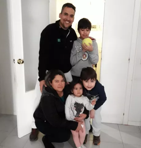 La familia de Martín tiene un nuevo hogar