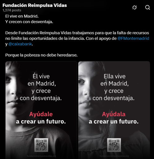 Campaña de sensibilización en redes sociales